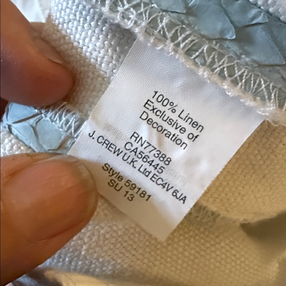 J Crew Collection Snakeskin Stripe Trouser Size 0 WHITE 59181 $795 - Picture 10 of 14